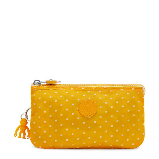 Kipling Creativity Large Printed Pouch Táska Sárga | HU 2098YX